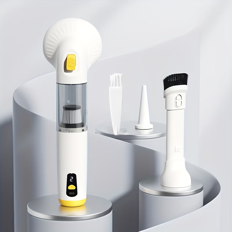 2-in-1 Pet Grooming Vacuum Brush – Mess-Free Fur Removal at Home