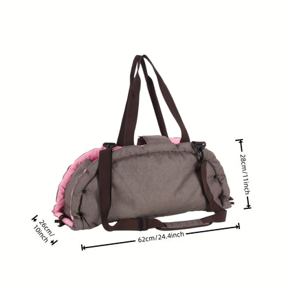 2-in-1 Portable Pet Travel Bag & Comfort Mat