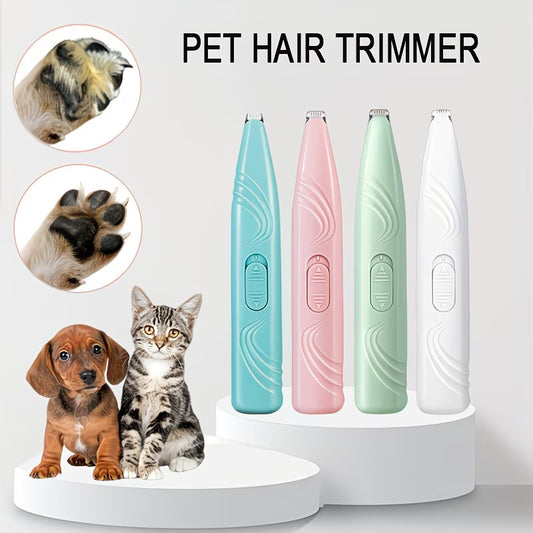 Cordless Pet Trimmer – Gentle, Quiet & Precise Grooming for Eyes & Paws