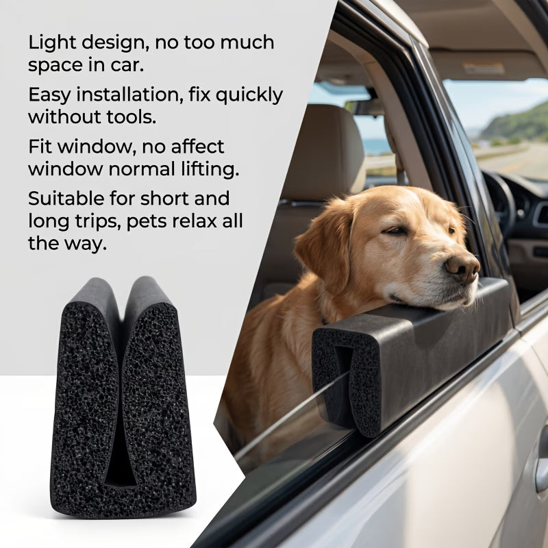 ComfortRide™ Dog Car Window Chin Support Pillow – Relaxing Travel Cushion for Pets