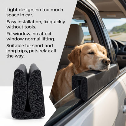 ComfortRide™ Dog Car Window Chin Support Pillow – Relaxing Travel Cushion for Pets