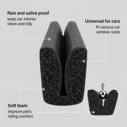 ComfortRide™ Dog Car Window Chin Support Pillow – Relaxing Travel Cushion for Pets